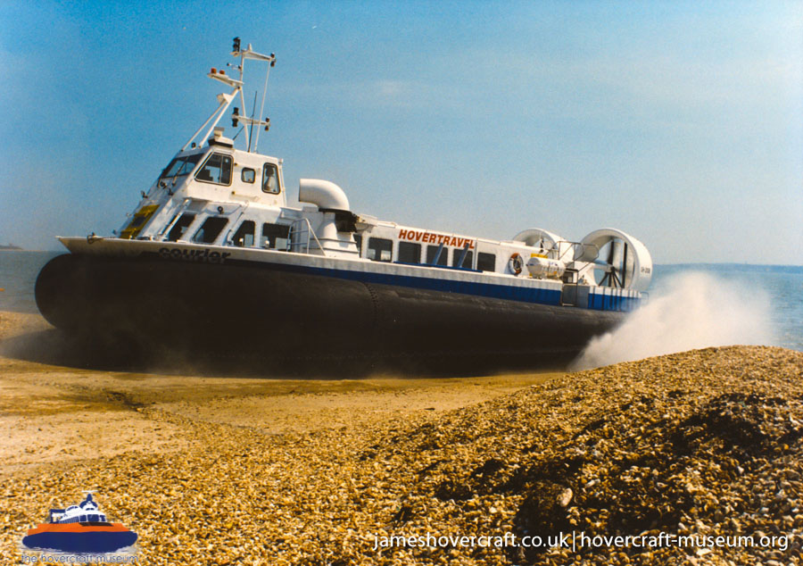 AP1-88 hovercraft promotional day by BHC -  (credit: The <a href='http://www.hovercraft-museum.org/' target='_blank'>Hovercraft Museum Trust</a>).
